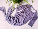 Violet Newborn Knotted Gown