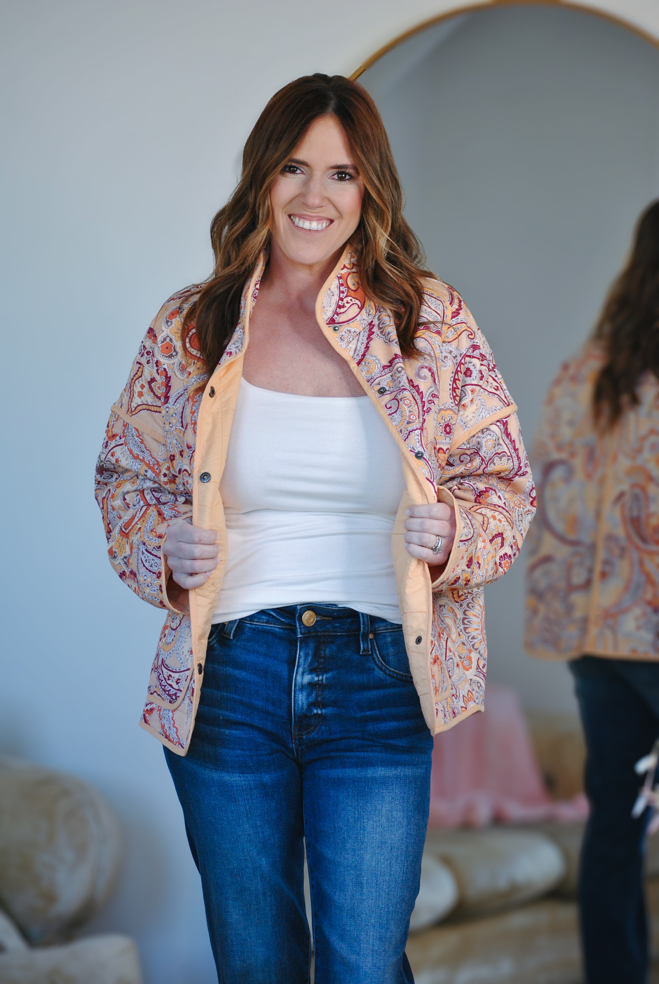 Oversized Paisley Jacket