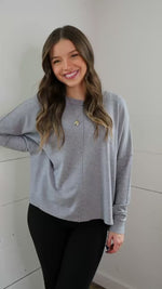 Devon Sweater - Heather Grey