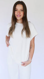 Spice It Up Short Sleeve Top - White