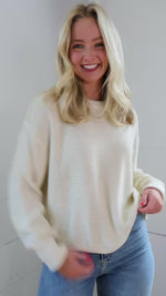 Tripp Knit Sweater - Taupe