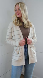 Angela Striped Cardigan