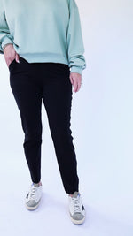 [Dear John] Monica High Rise Cropped Skinny Legging - Black