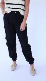 [Dear John] Sandy Super High Rise Ankle Trouser Pant - Black