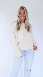 Oversized Boho Knit Top