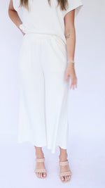 Spice It Up Wide Leg Pants - White