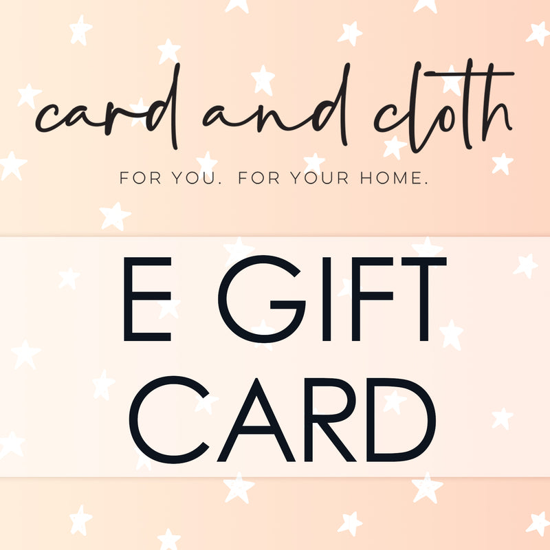 card + cloth gift card