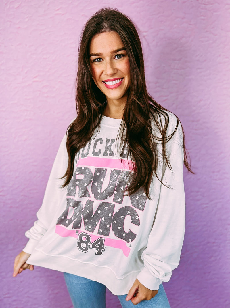 Run DMC Rock Box Burnout Sweatshirt