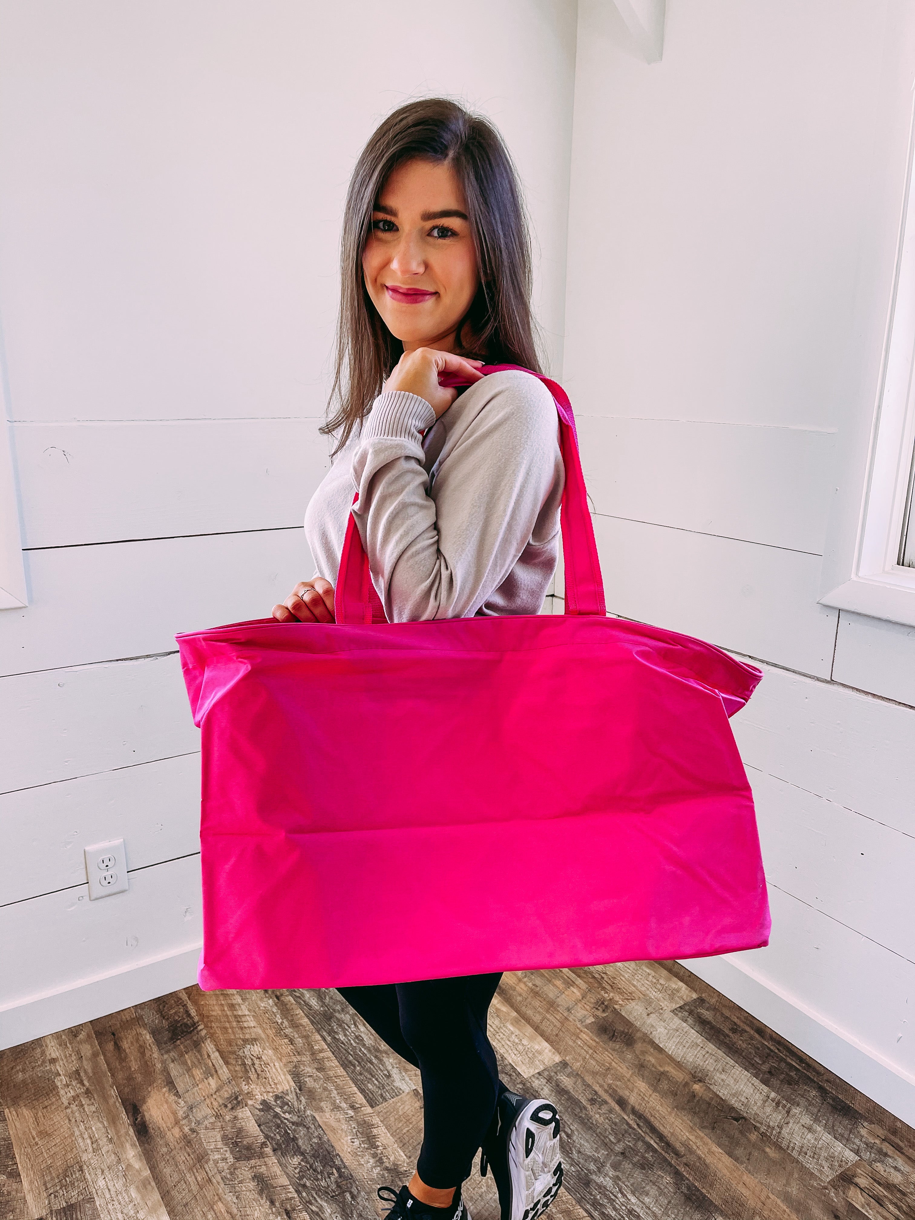 The Weekender Tote in Pink