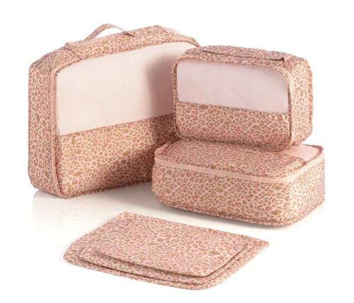 Uma- Six Piece Travel Organizer Set- Blush