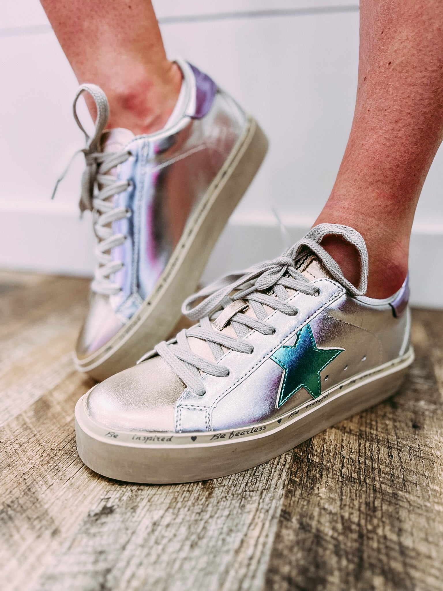 Petula Sneakers- Metallics