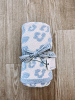 CozyChic In the Wild Baby Blanket - ocean/cream