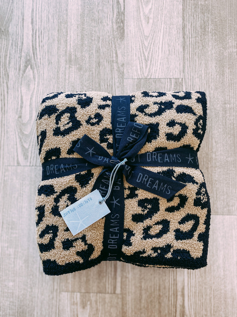 In the Wild Adult Throw - camel/black