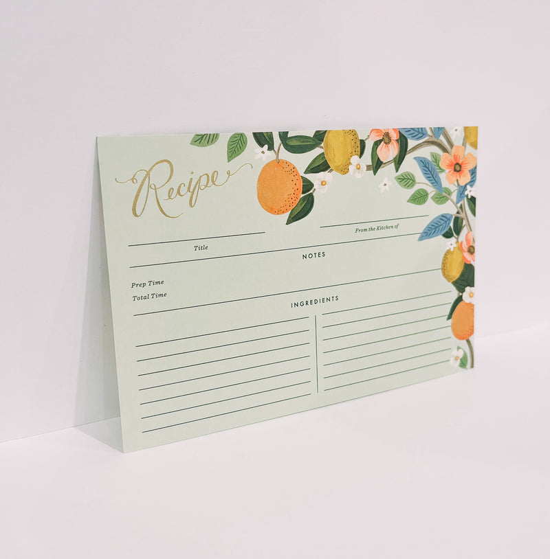 Rifle: Citrus Grove Recipe Cards- Set of 12